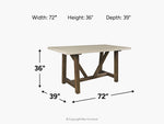 SIENNA020:Sienna Counter Height Dining Table, 