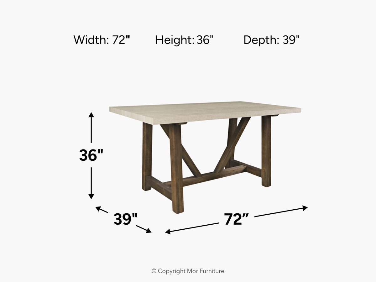SIENNA020:Sienna Counter Height Dining Table, 