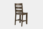 SIENNA030:Sienna Counter Height Dining Table & 6 Stools, BackAngled