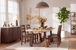 SIENNA005:Sienna Dining Table & 4 Chairs, StyledAngled