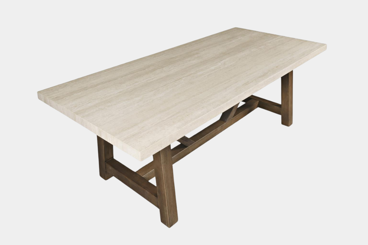 SIENNA010:Sienna Dining Table & 6 Chairs, Angled