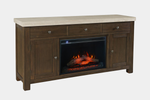 627645668:Sienna Fireplace Console, Angled