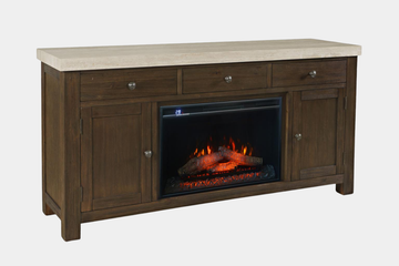 627645668:Sienna Fireplace Console, Angled