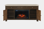627645668:Sienna Fireplace Console, FrontOpen