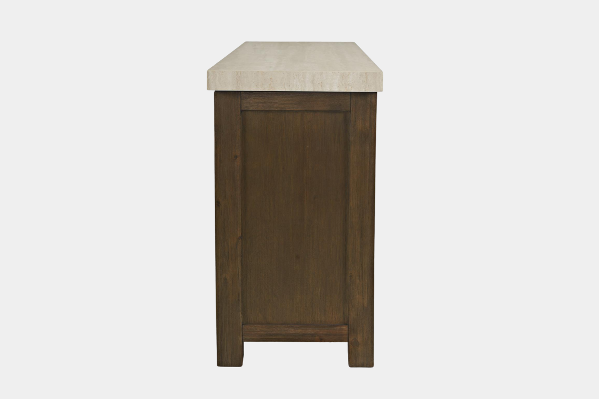 627645668:Sienna Fireplace Console, Side