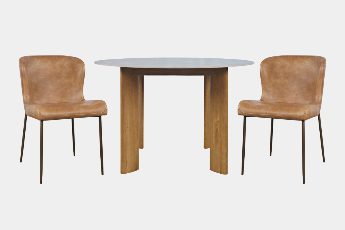 SIERFNA05:Sierrafina Round Dining Table & 4 Chairs, 