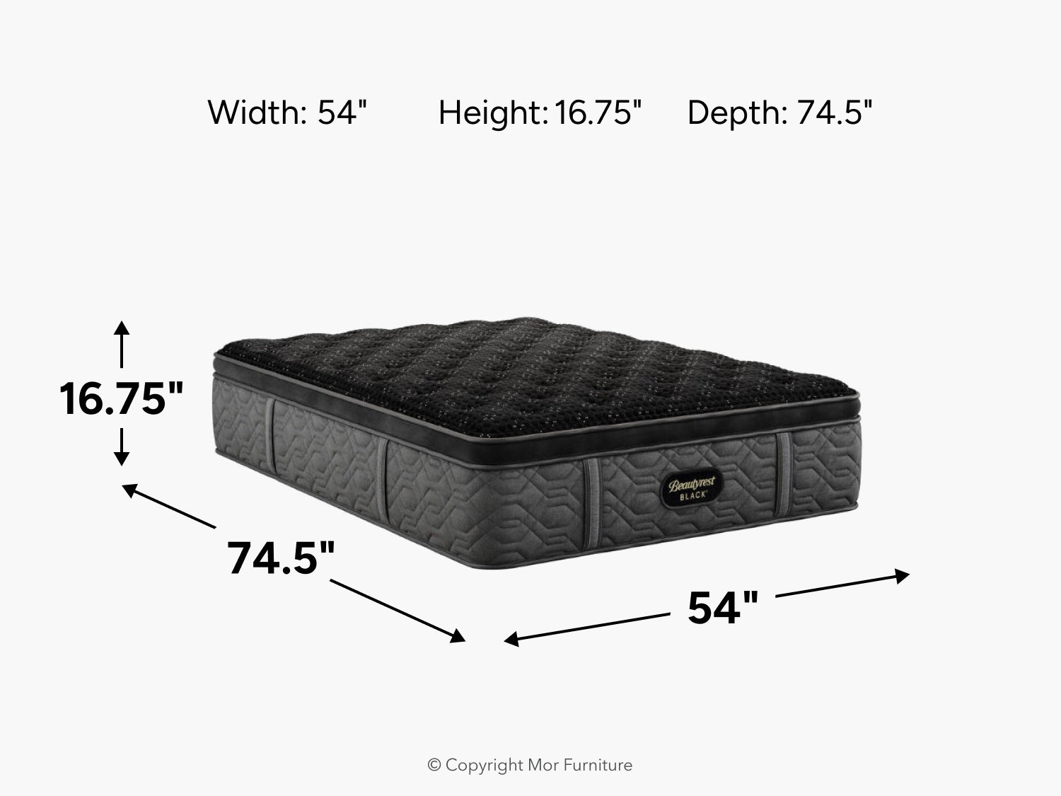 152713623:Simmons Beautyrest Black Series 3 Pillow Top Mattress, 