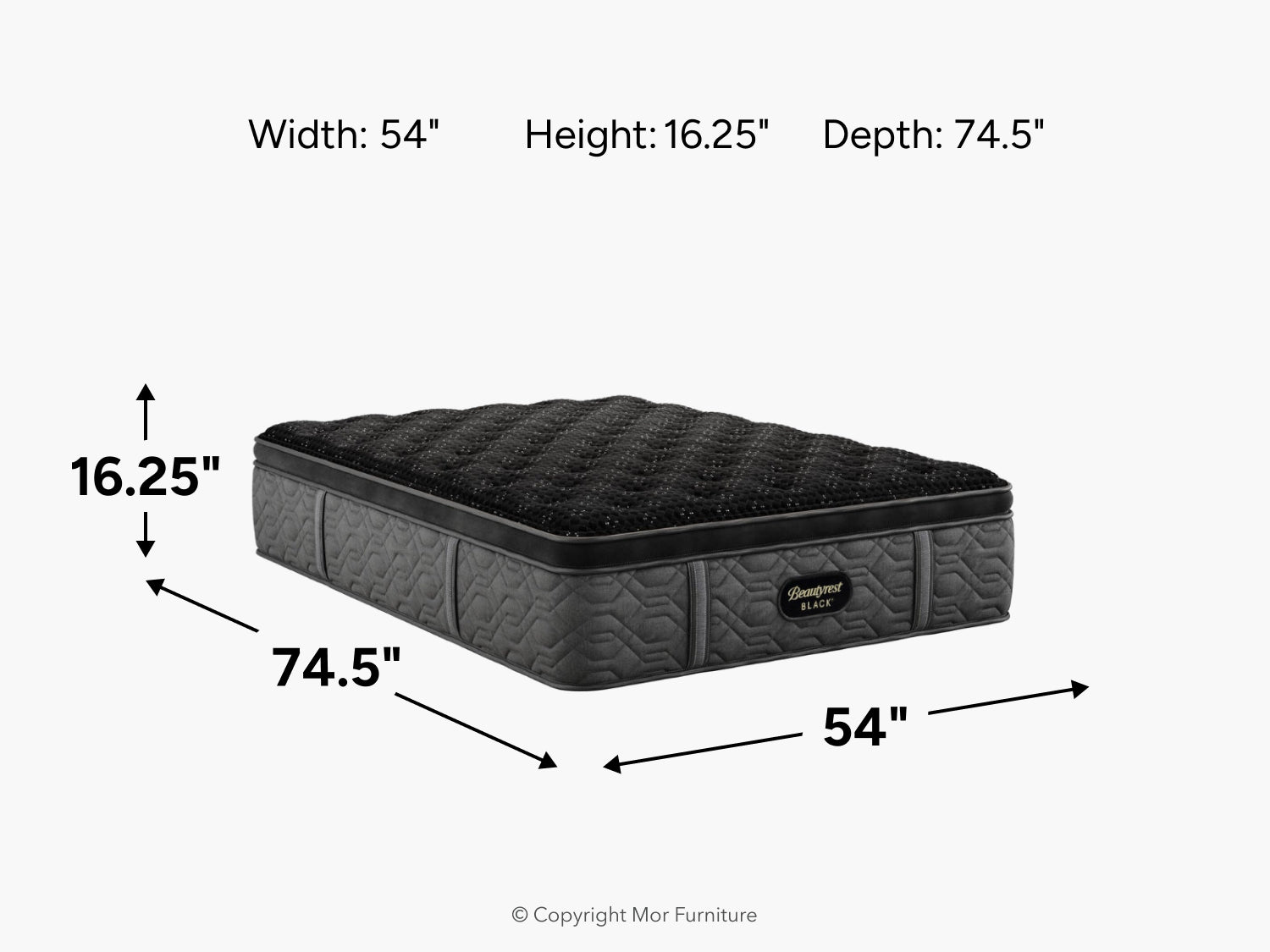 157738616:Simmons Beautyrest Black Series 3 Pillow Top Mattress, 