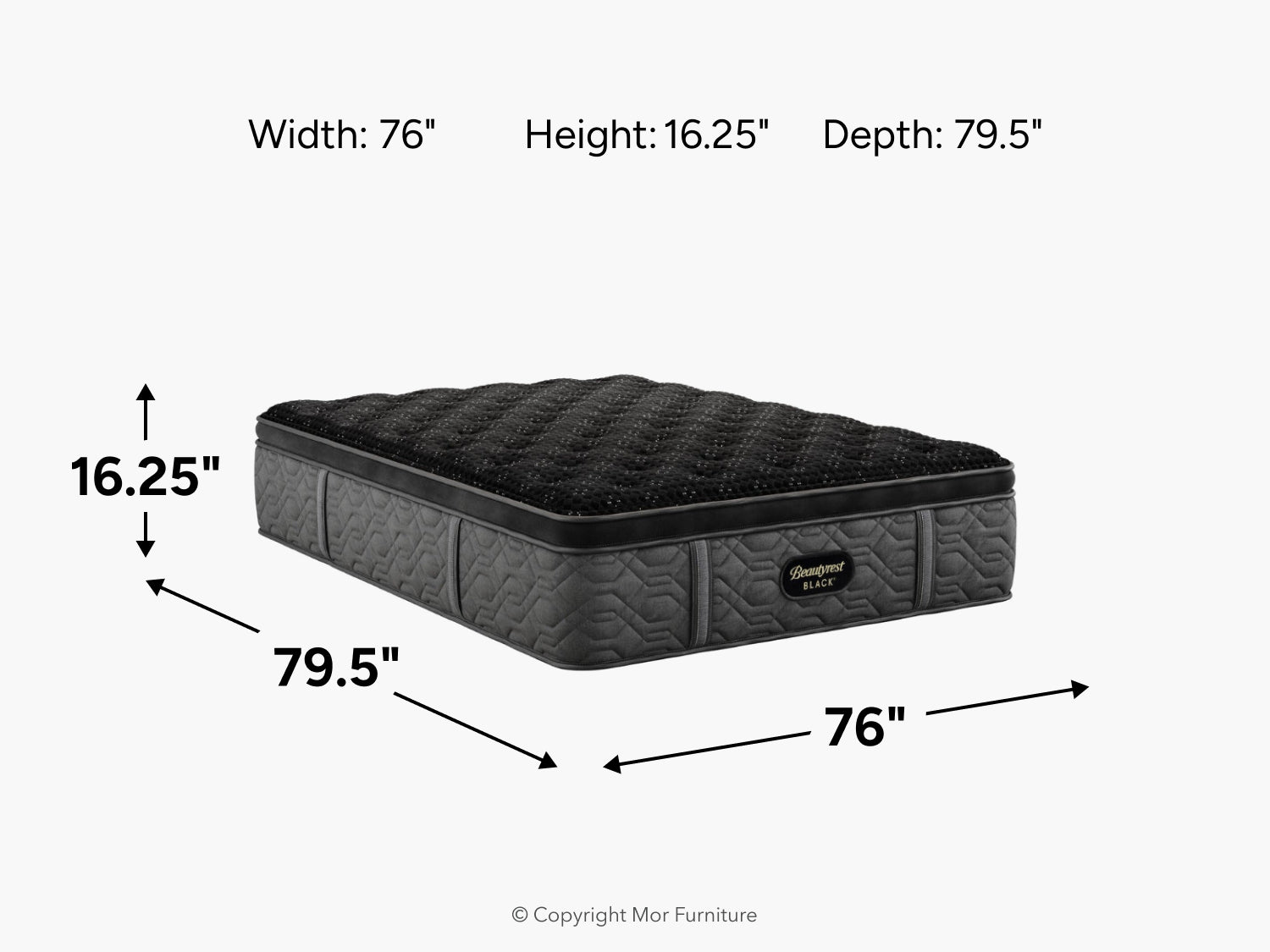 308123388:Simmons Beautyrest Black Series 3 Pillow Top Mattress, 