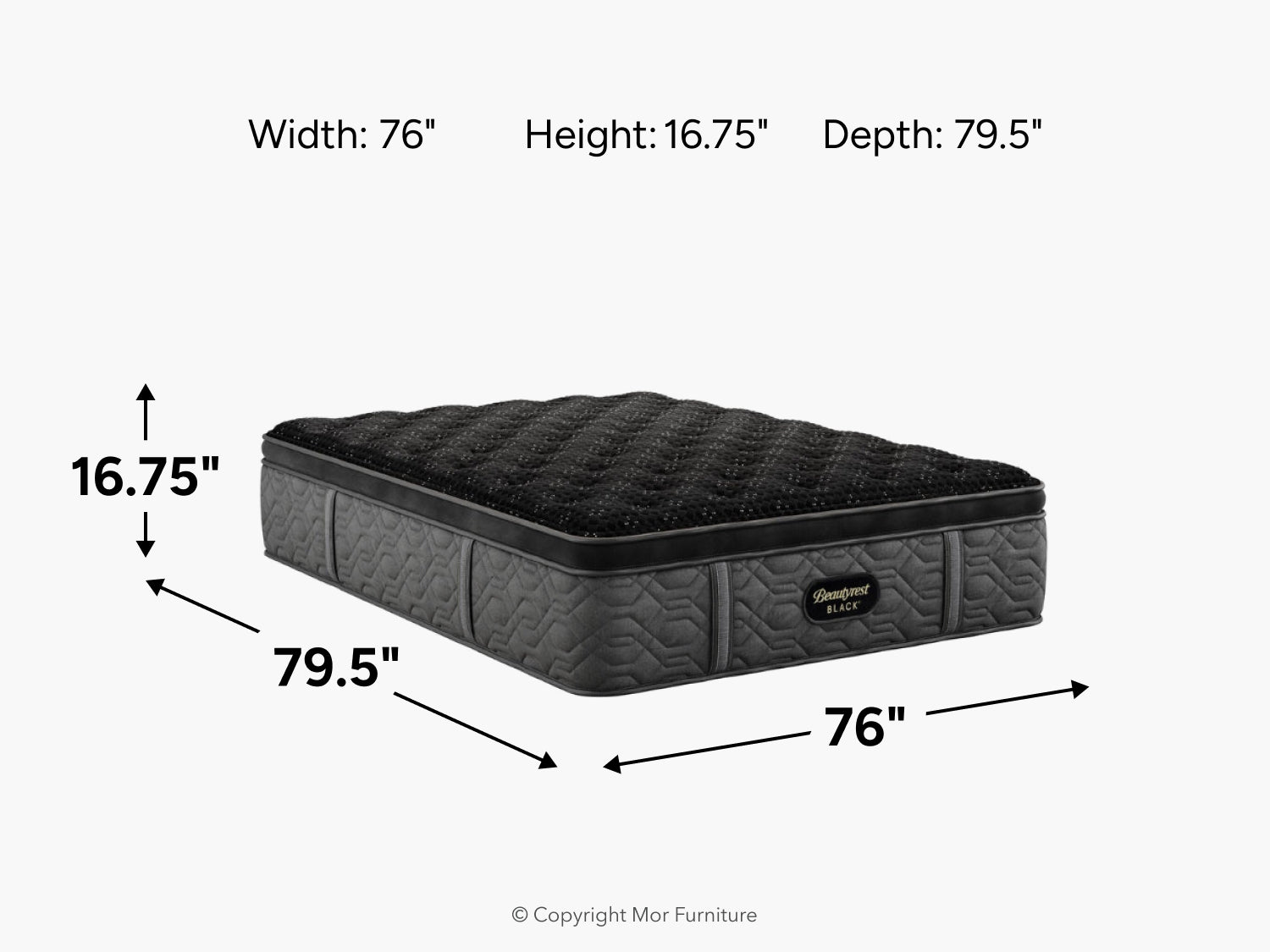 585431316:Simmons Beautyrest Black Series 3 Pillow Top Mattress, 