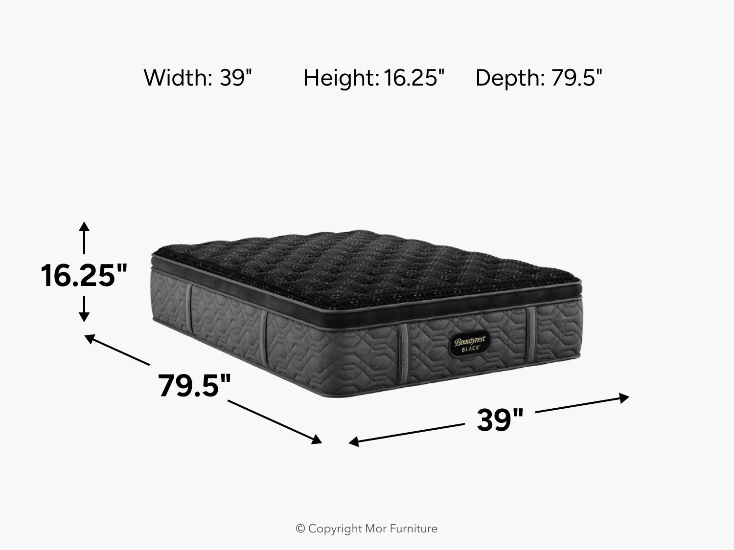 639926313:Simmons Beautyrest Black Series 3 Pillow Top Mattress, 