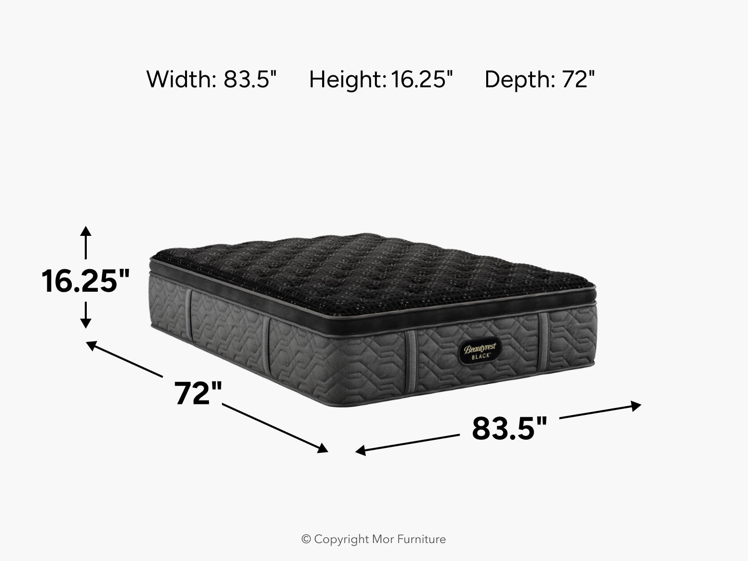 643696723:Simmons Beautyrest Black Series 3 Pillow Top Mattress, 