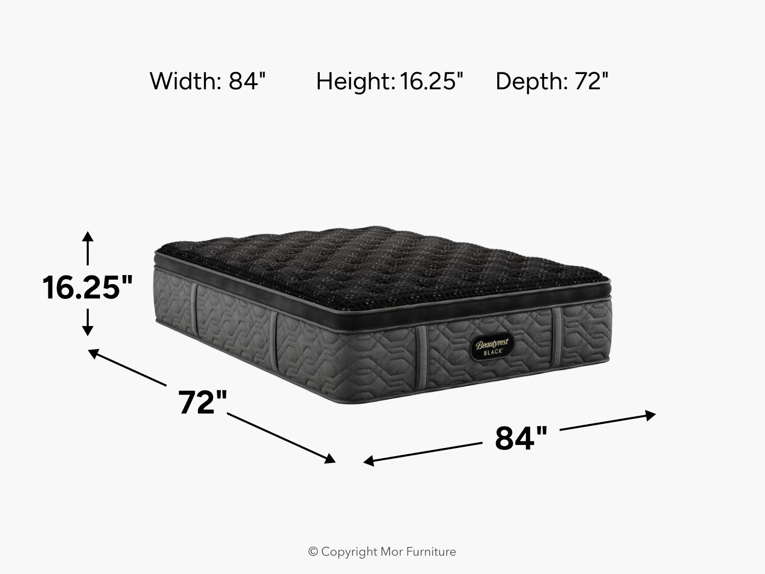 859972040:Simmons Beautyrest Black Series 3 Pillow Top Mattress, 