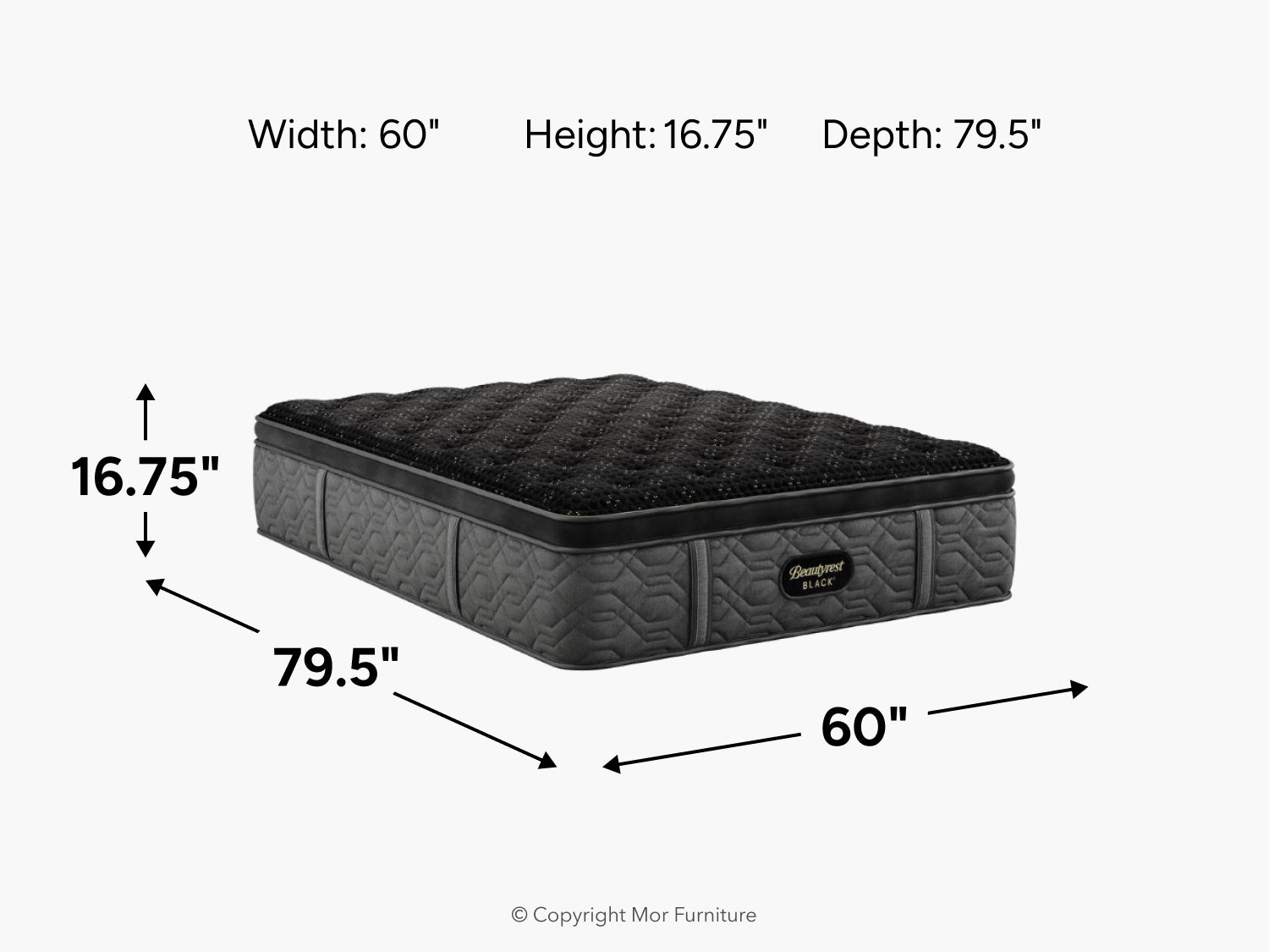914686950:Simmons Beautyrest Black Series 3 Pillow Top Mattress, 
