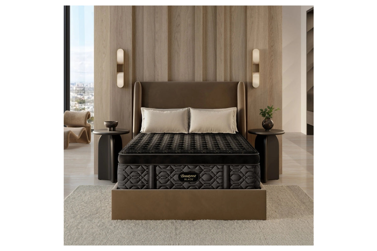 012955662:Simmons Beautyrest Black Series 4 Pillow Top Mattress, StyledFront