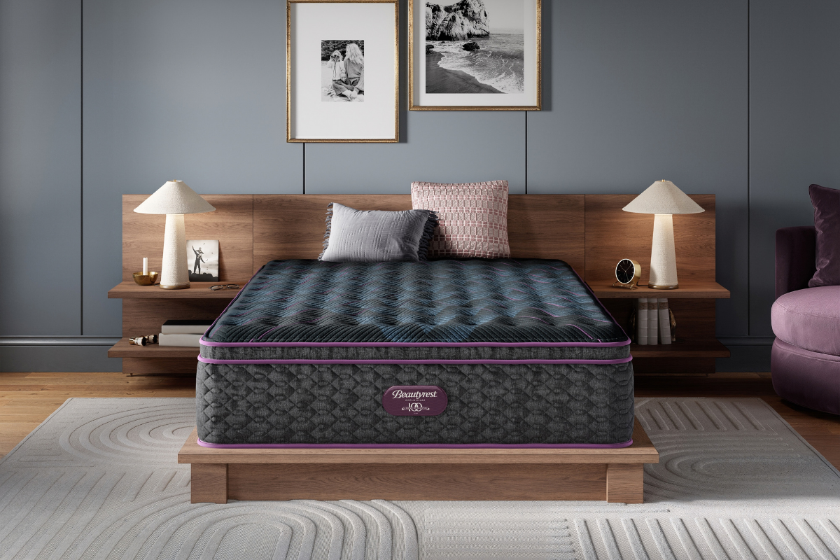 570912966:Simmons Beautyrest World Class Level 3 Pillow Top Mattress, Styled