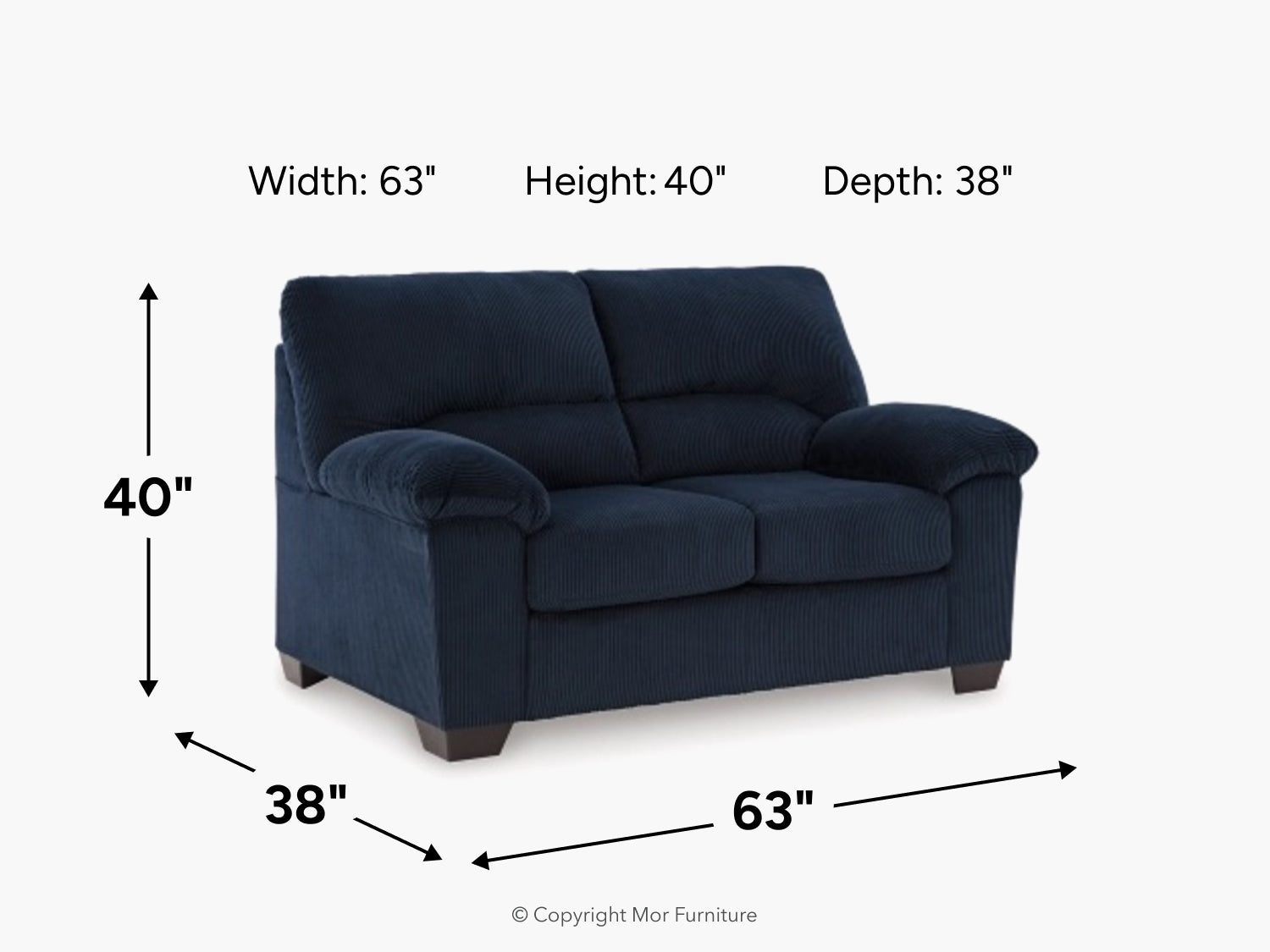 392795877:Simple Joy Loveseat, 