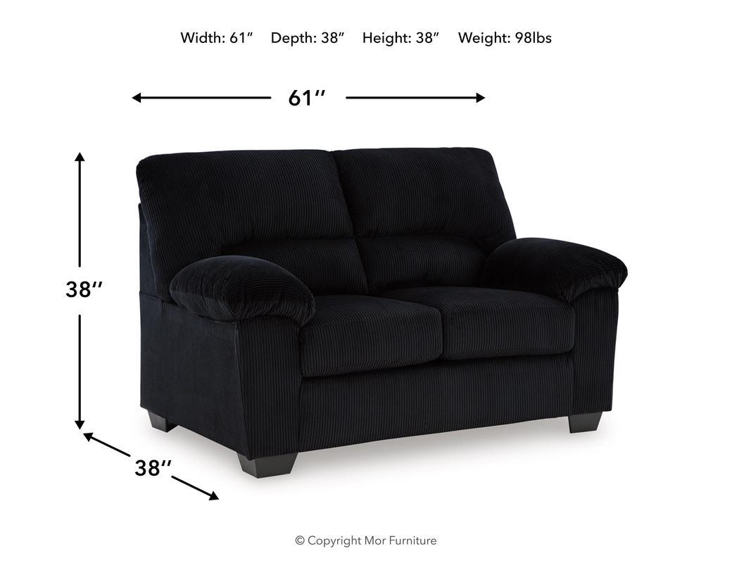 136834959:Simple Joy Loveseat, Angle