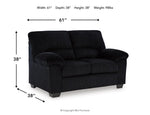 136834959:Simple Joy Loveseat, Angle