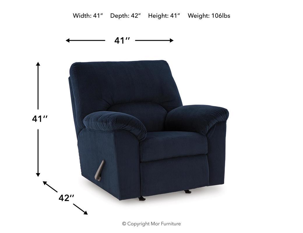 804347157:Simple Joy Recliner, Angle