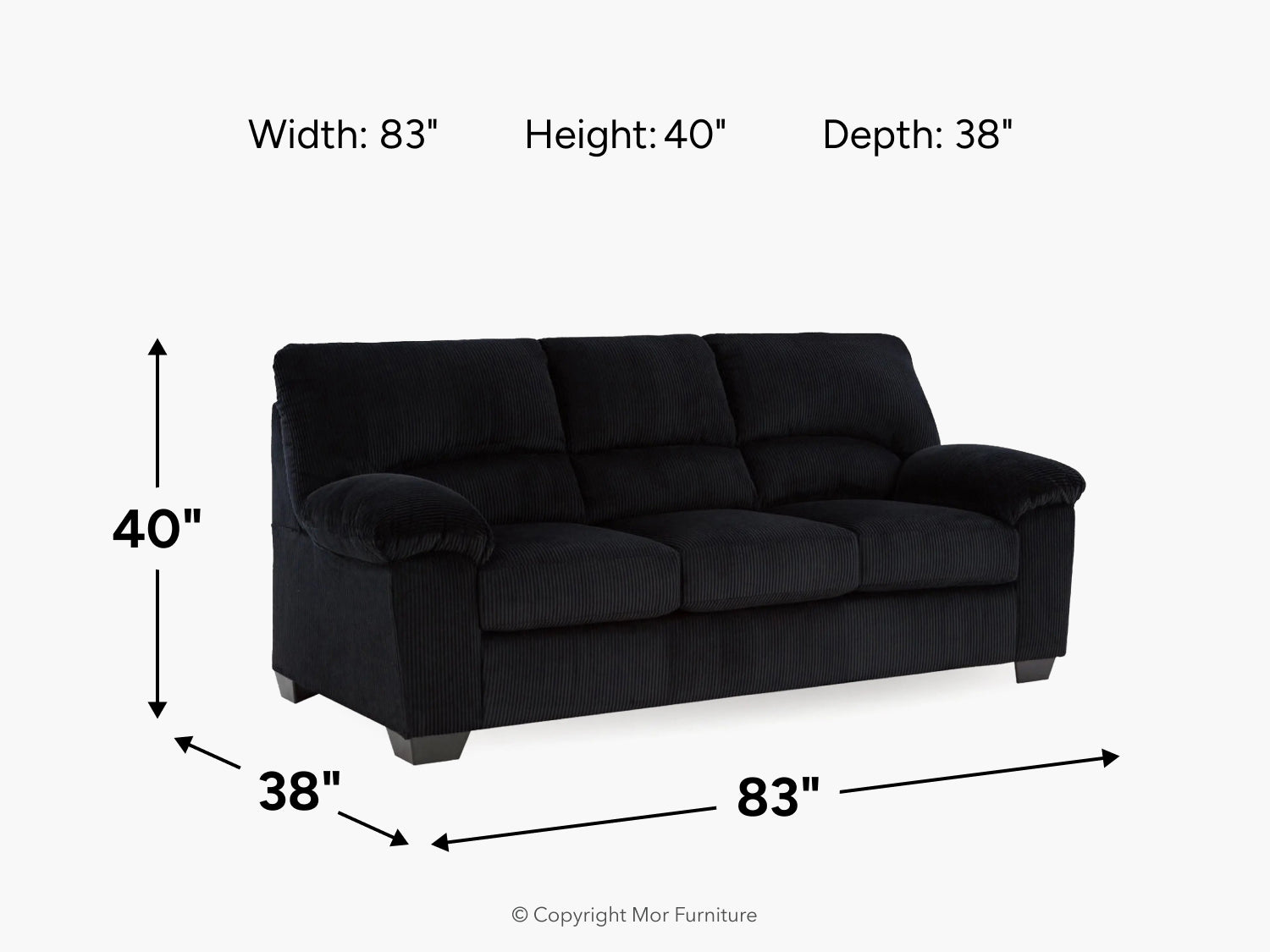 580830997:Simple Joy Sofa, 