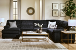 SIMPLEJ16:Simple Joy Tux Loveseat Chaise Sectional, Styled