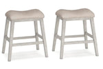 SKEMPTON0:Skempton Counter Height Dining Table & 4 Stools, BackAngled