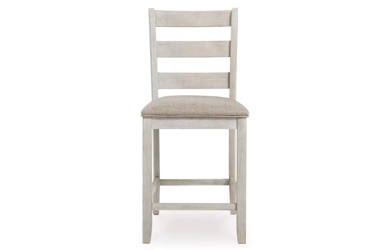 006378045:Skempton Counter Height Ladder Back Stool, FrontBack