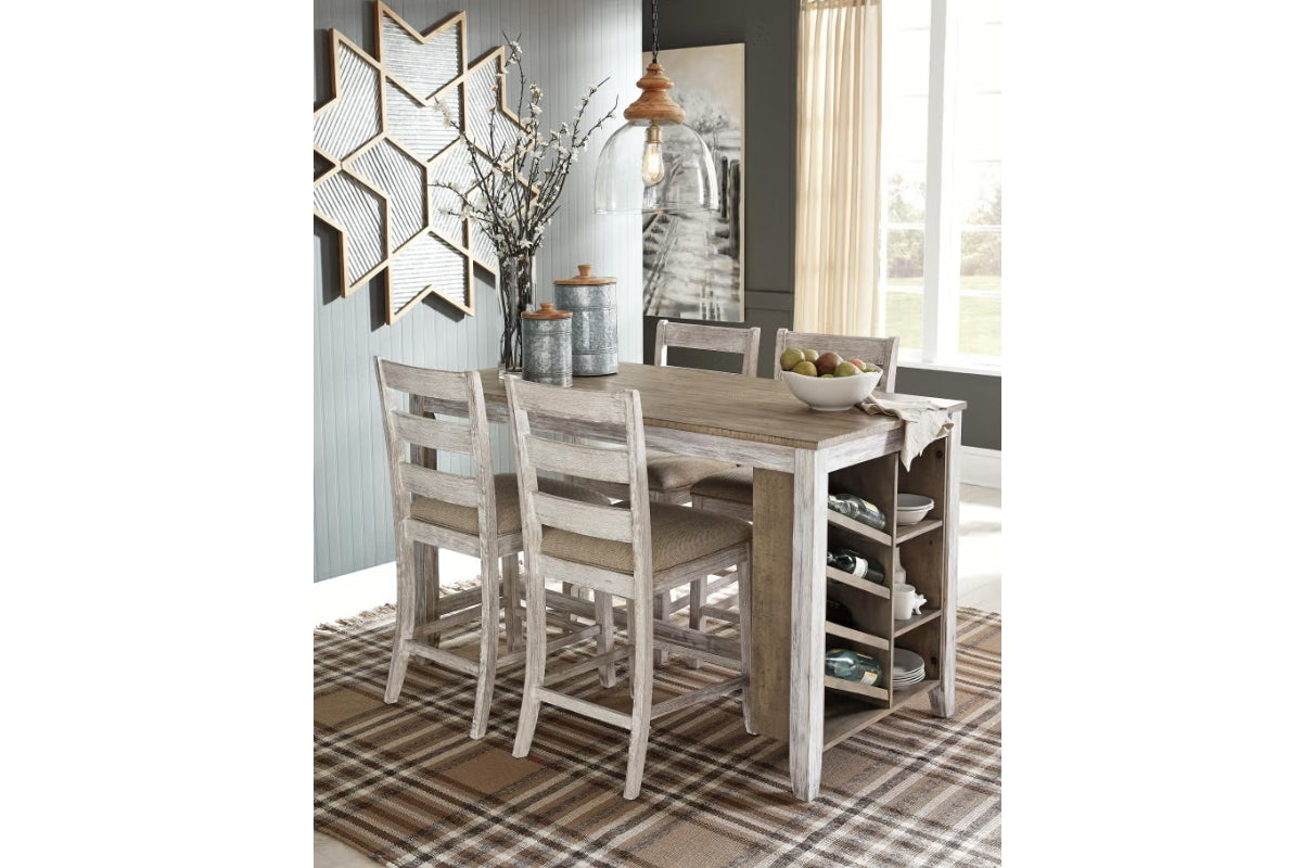 006378045:Skempton Counter Height Ladder Back Stool, StyledBack