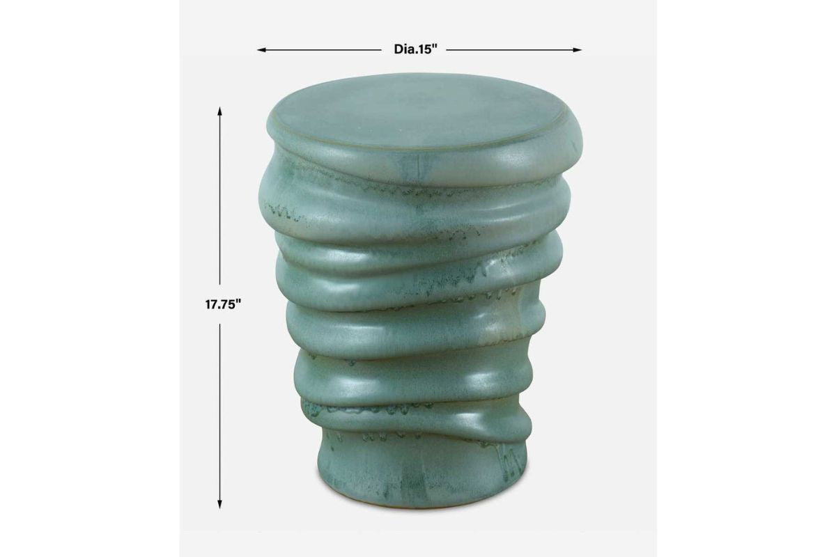 085960562:Skye Green Outdoor Stool, 