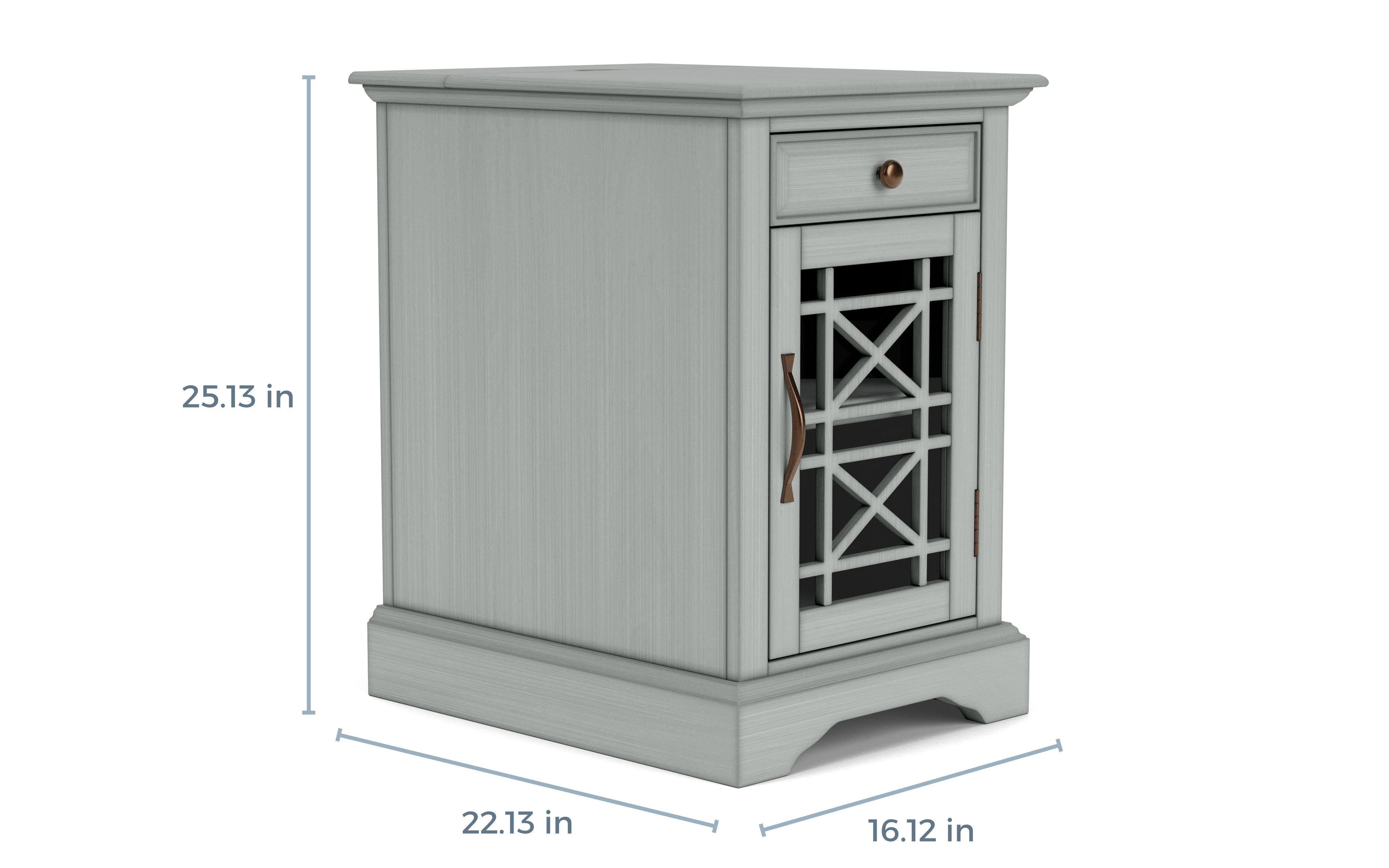 770144664:Skyy Chairside Table, Side