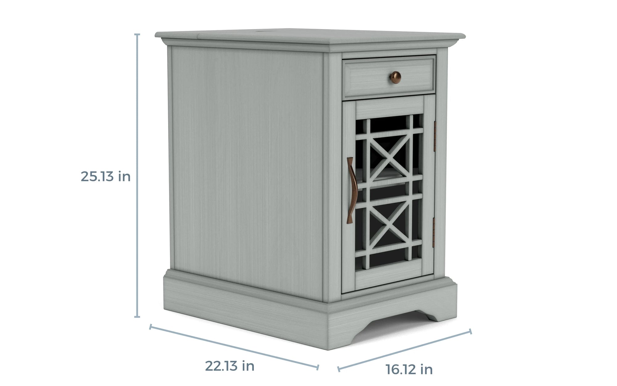770144664:Skyy Chairside Table, Side