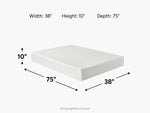 371541338:Sleepmor 10 Inch Essential Mattress, 