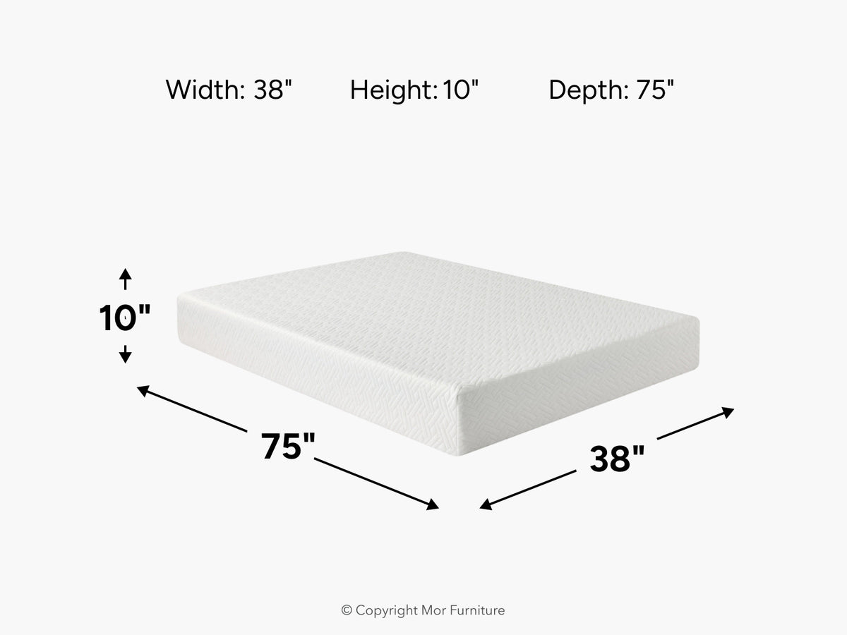371541338:Sleepmor 10 Inch Essential Mattress, 