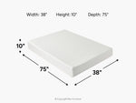 451264797:Sleepmor 10 Inch Essential Mattress, 
