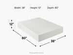 003580801:Sleepmor 12 Inch Essential Hybrid Mattress, 