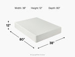 248696911:Sleepmor 12 Inch Essential Hybrid Mattress, 