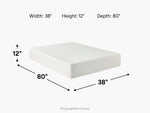 648933946:Sleepmor 12 Inch Essential Hybrid Mattress, 