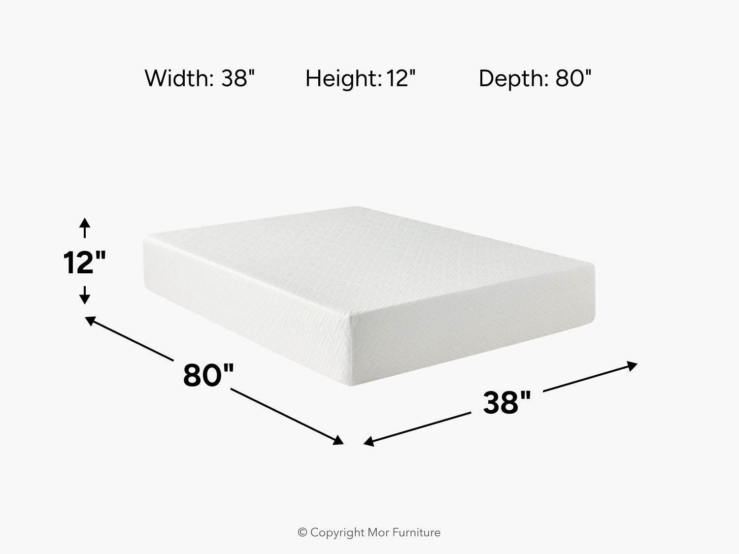 648933946:Sleepmor 12 Inch Essential Hybrid Mattress, 