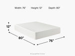 558557638:Sleepmor 12 Inch Essential Mattress, 