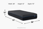782700189:Sleepmor 12 Inch Hybrid Cool Medium Mattress, 