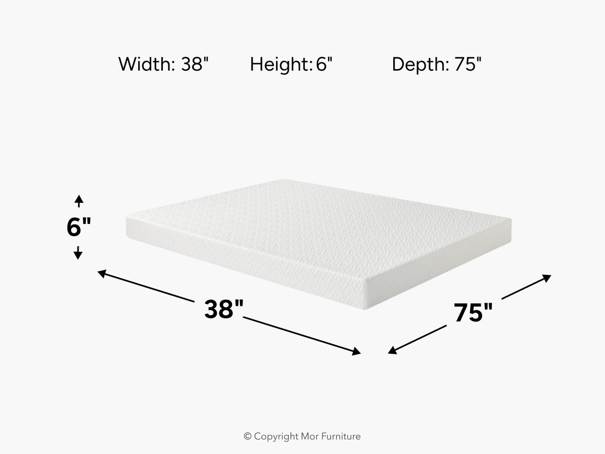196756151:Sleepmor 6 Inch Essential Mattress, 