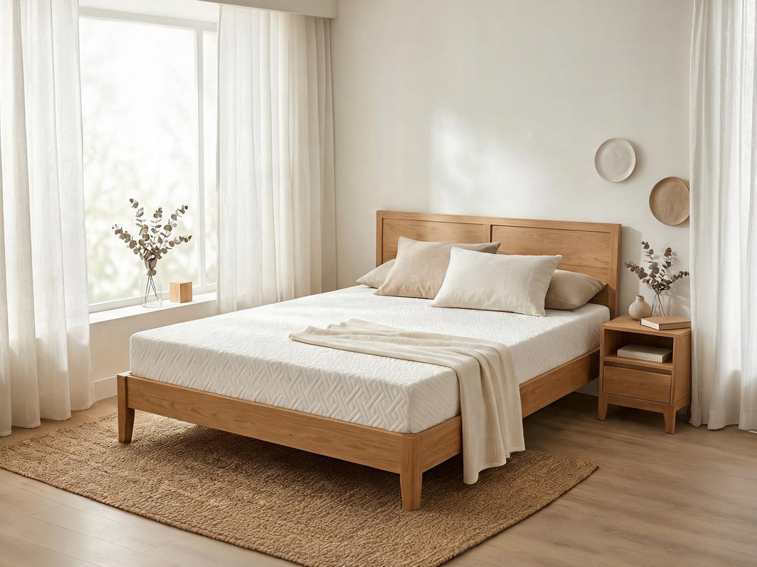 530119107:Sleepmor 8 Inch Essential Medium Mattress, Styled