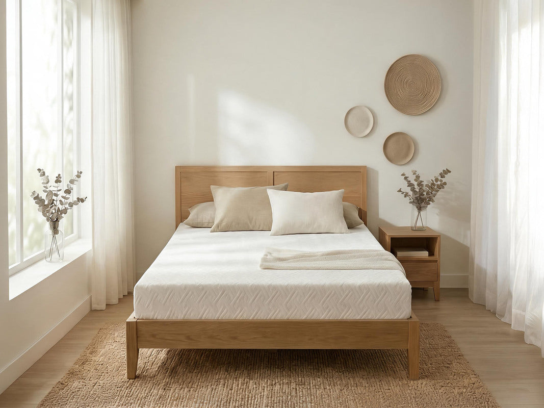 349259794:Sleepmor 6 Inch Essential Medium Mattress, Styled