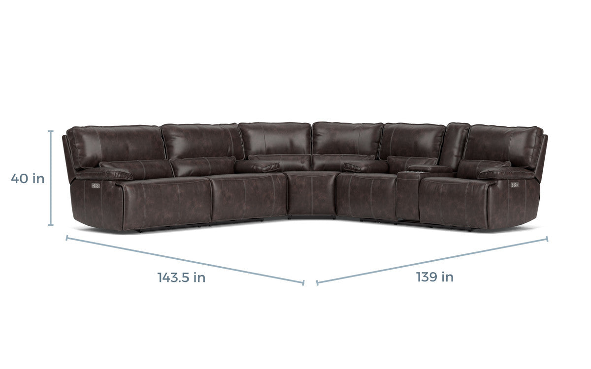 132395450:Sofia 3 Piece 3 Power Sectiona, 