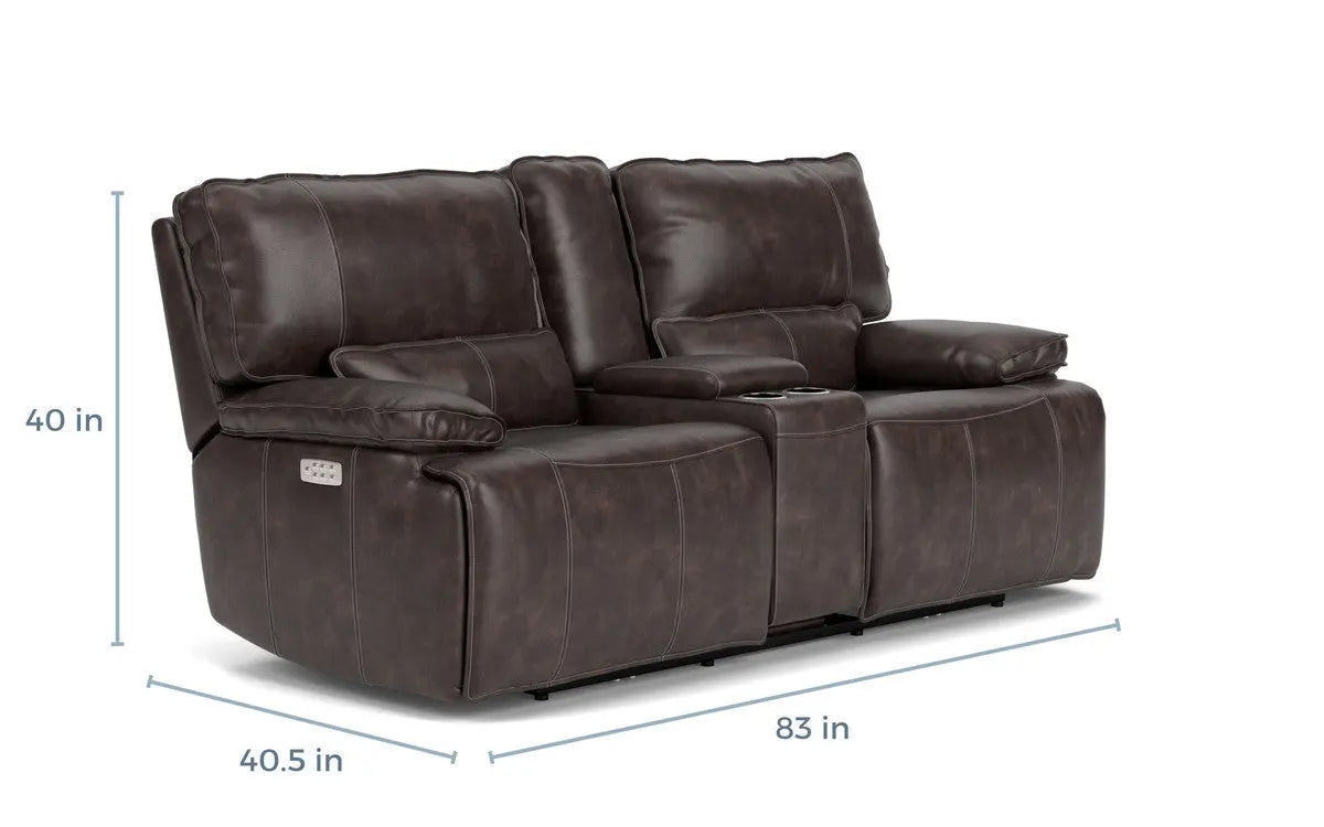 680376217:Sofia 3 Power Sofa & Console L, 