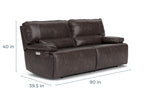 680376217:Sofia 3 Power Sofa & Console L, 