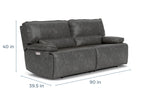 852540175:Sofia 3 Power Sofa, 