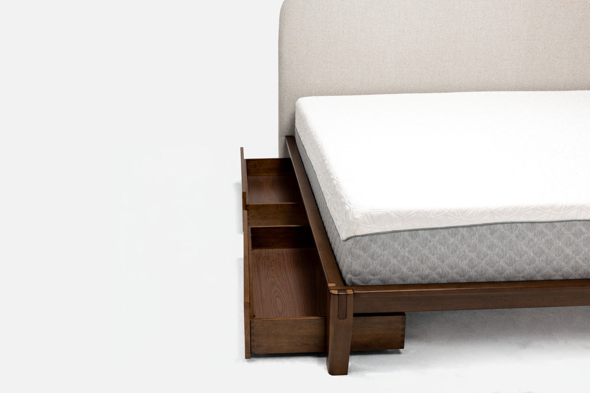 SOLANA022:Solana Arch Panel Bed With Sto, 