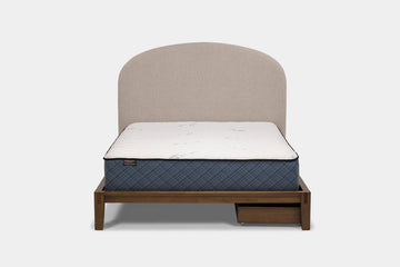 SOLANA016:Solana Arch Panel Bed With Sto, Front